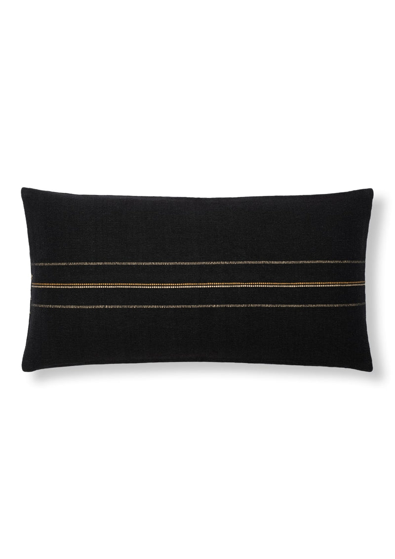 Coussin Naga Black Simple Lignes