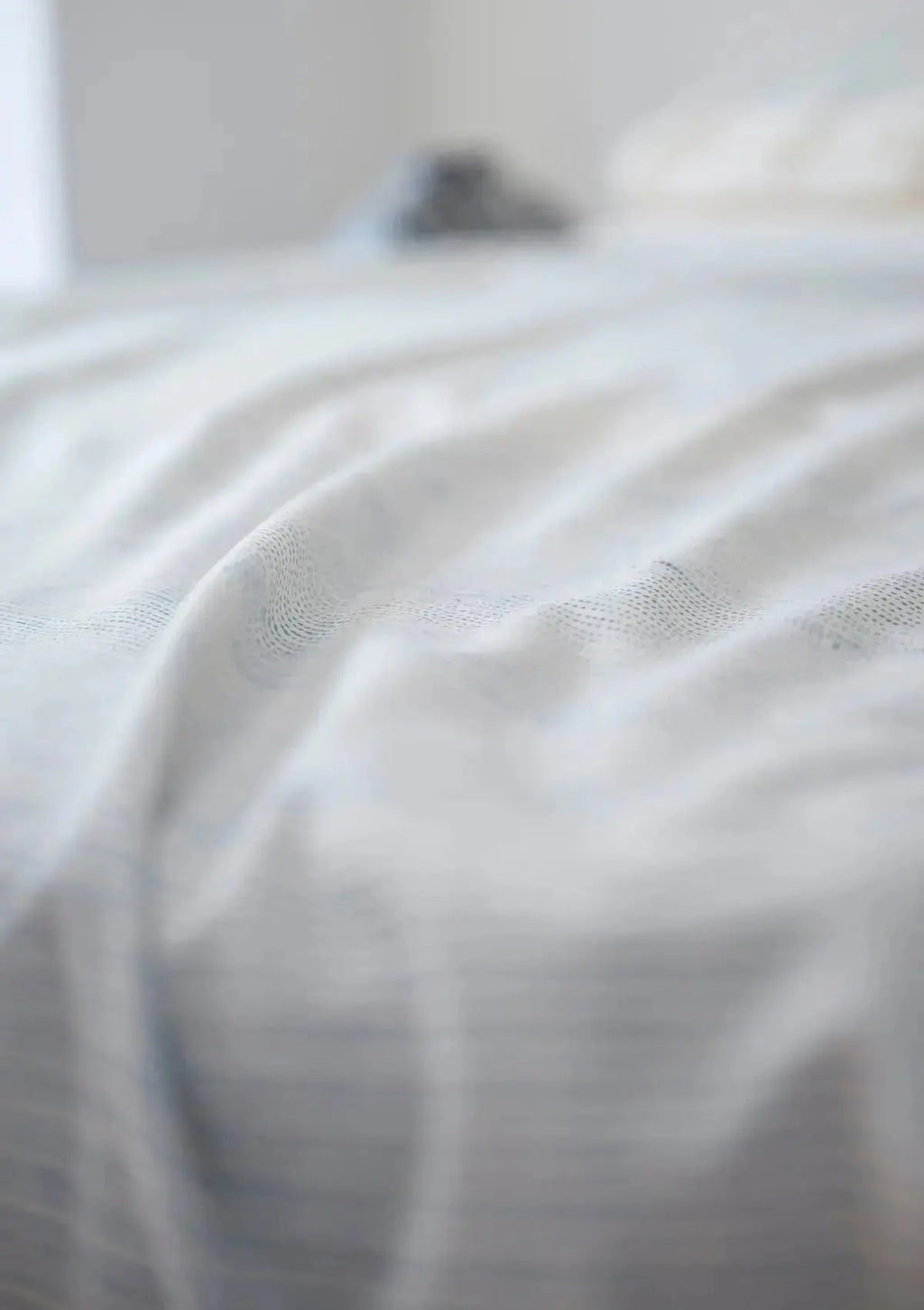 Dohar Bleu Maya — drap léger en coton Mül-mül MILLE et CLAIRE