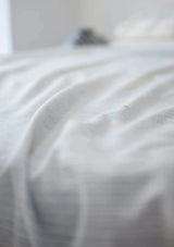Dohar Bleu Maya — drap léger en coton Mül-mül MILLE et CLAIRE