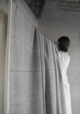 Dohar Lignes Noires  – drap d’été en coton Mül-mül MILLE et CLAIRE