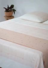 Dohar Rose Tanné – drap d’été en coton Mül-mül MILLE et CLAIRE