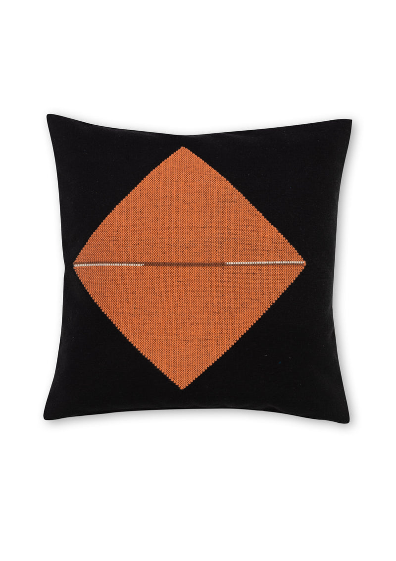 Coussin Origami Corail Black