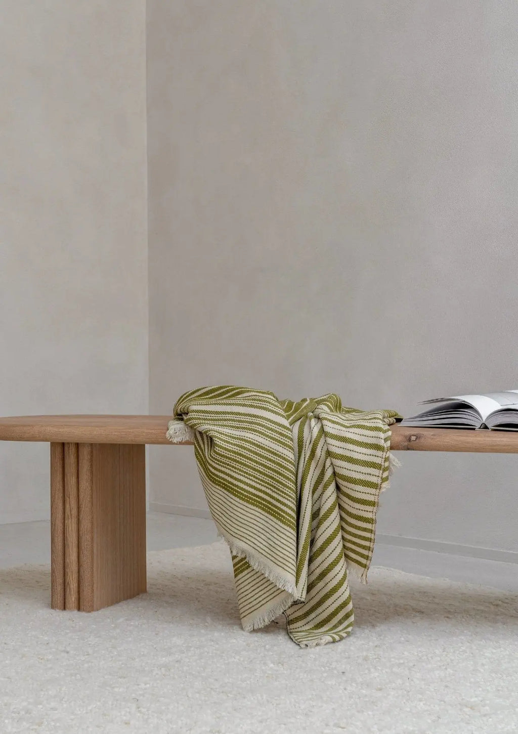 Plaid Thar Green & Off-White MILLE et CLAIRE
