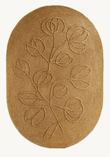 Tapis Flower en jute crocheté main MILLE et CLAIRE