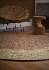 Tapis Heaven Gingembre Double Cercle MILLE et CLAIRE