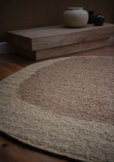 Tapis Heaven Gingembre Double Cercle MILLE et CLAIRE