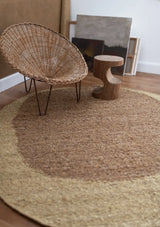 Tapis Heaven Gingembre Double Cercle MILLE et CLAIRE