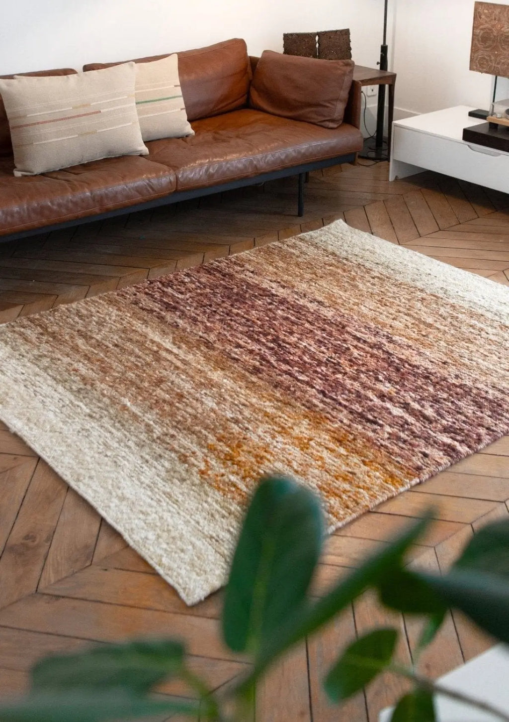 Tapis Heaven Orange & Grenat MILLE et CLAIRE