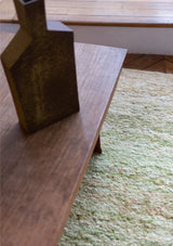 Tapis Heaven Rice, Vert Neem MILLE et CLAIRE