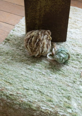Tapis Heaven Rice, Vert Neem MILLE et CLAIRE