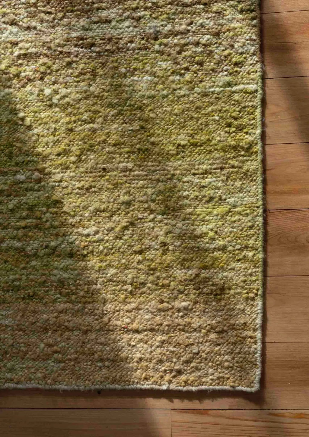 Tapis Heaven Rice, Vert Neem MILLE et CLAIRE