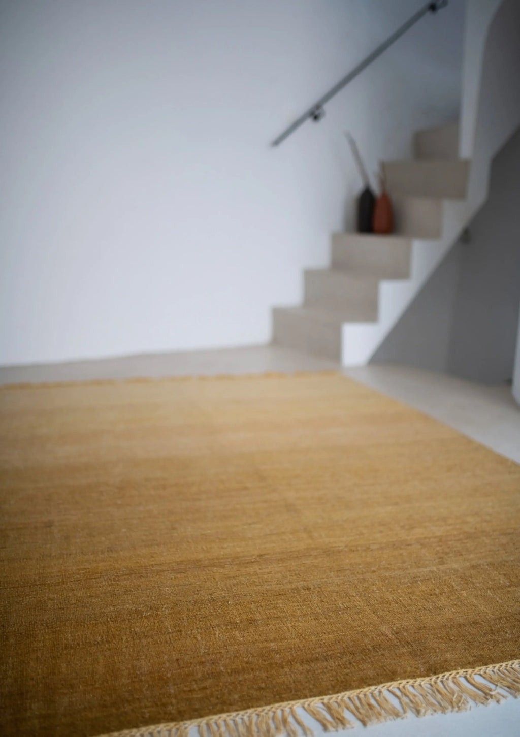 Chat Tai Rug Natte de sol Tapis Chattaï Ombré Ocre – MILLE et CLAIRE