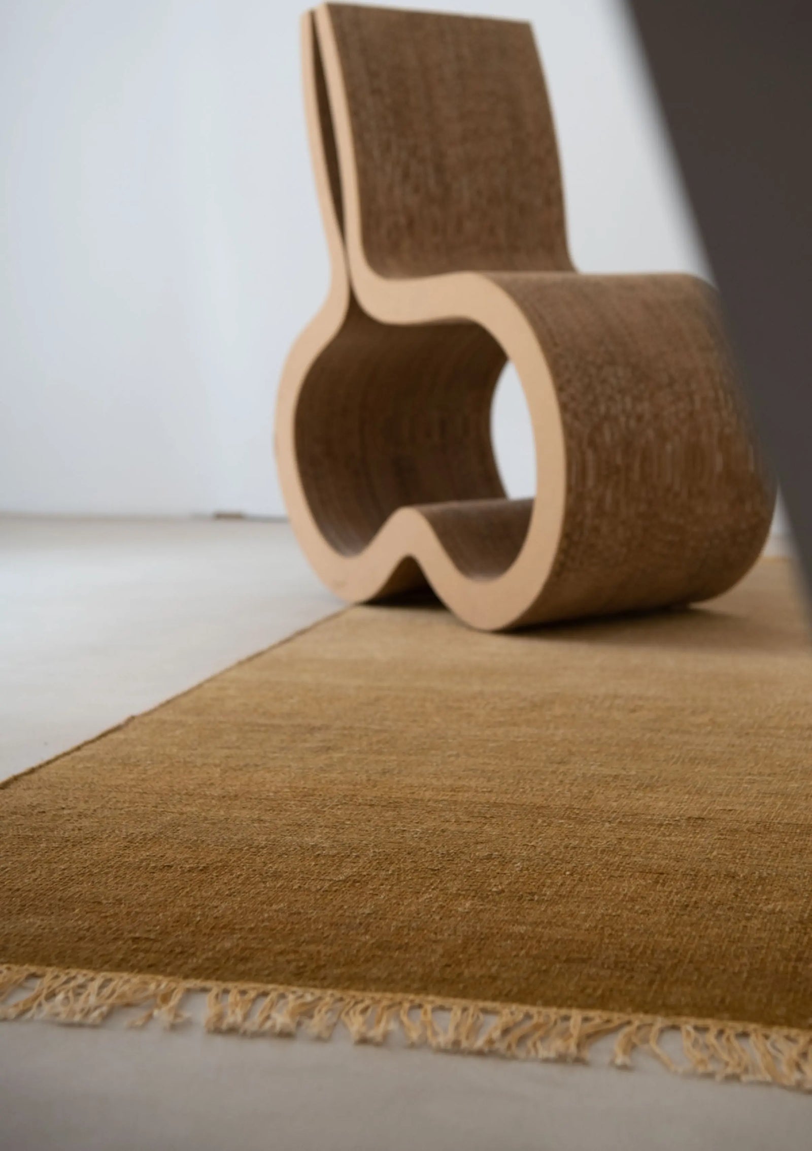 Chat Tai Rug Natte de sol Tapis Chattaï Ombré Ocre – MILLE et CLAIRE